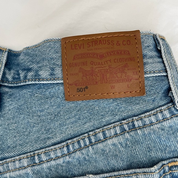 LEVI’s 501 Original Short in Camp Point - Picture 4 of 6